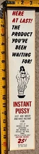 VINTAGE & Antique Condom Machine Decal from The 1920’s - 60’s - Instant Pussy