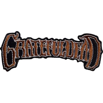 GRATEFUL DEAD gold logo 2021 WOVEN PATCH official merchandise