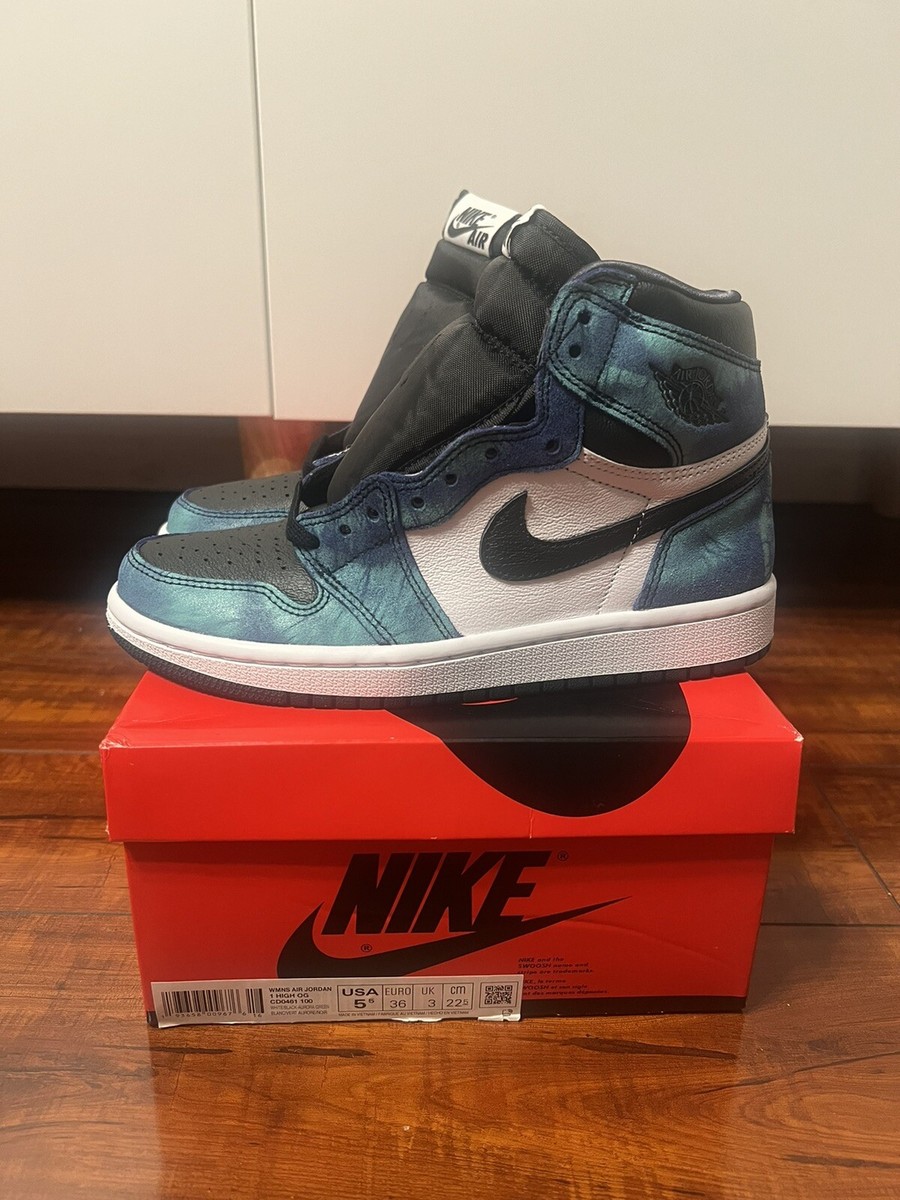 jordan blue tie dye