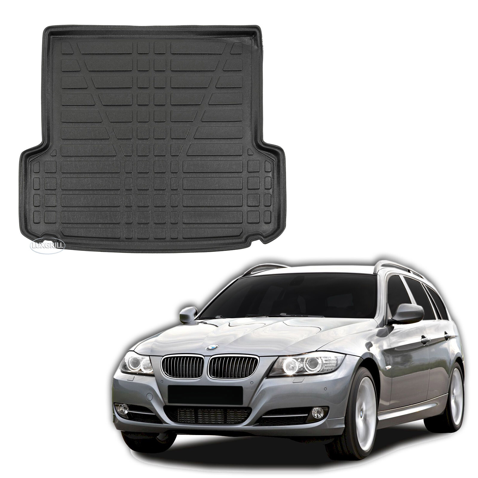 Tapis de coffre sur mesure BMW E91 Break 2005-2013 noir