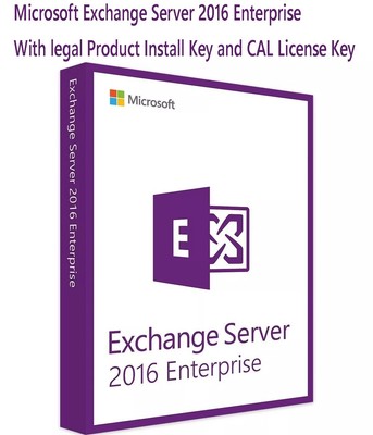 Microsoft Exchange Server 2016 Enterprise w 50 CALs. Important Read Description