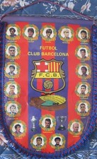 Banderín Pennant Gagliardetto BARCELONA Season 1992 Wembley Champions 