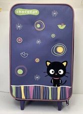 Sanrio Hello Kitty 2005 Chococat Check Rolling Travel Bag Luggage Suitcase