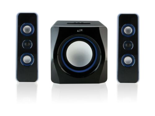 iLive Bluetooth Speaker System with Built-In Subwoofer, 7.28 x 8.86 