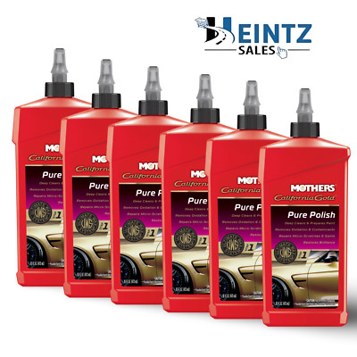 MOTHERS 07100 California Gold Pure Polish - Deep Cleans - Restore - 6 PACK