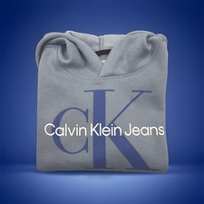 NWT Calvin Klein Jeans Boys Fleece Pullover Hoodie/Sweatshirt, SizeM 10-12 