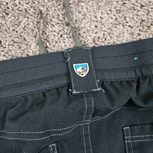 Kuhl Pants Womens 8 Black Hiking Outdoors Lightweight Breathable Low Rise 30x32 - Picture 10 of 13