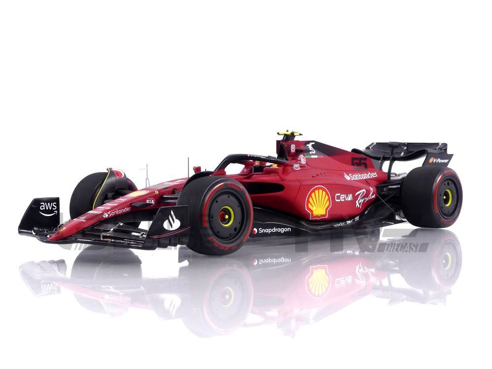 Looksmart ミニカー F1-75 1/18 2022年 ルクレール号 Ferrari F1-75 Charles Leclerc Italian GP 2022 1:18