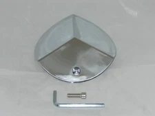 STARR ALLOY 357 CHROME WHEEL RIM CENTER CAP 861L160 or CAP861L160 WITH SCREW 