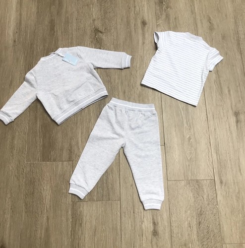 mitch & son baby boys grey tracksuit age 9 Months BNWT - Picture 7 of 7
