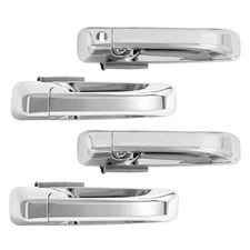 Fits Dodge Ram 1500 2009-24/ 2500 11-24 Chrome Exterior Door Handle Front&Rear