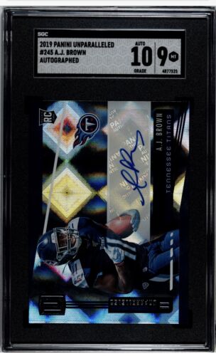 AJ Brown Panini Unparalleled #245 Autograph