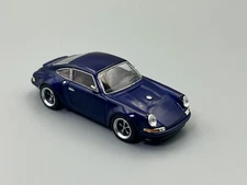 Porsche 911 Singer 964 Monaco Dark Blue 1/64 scale Poprace