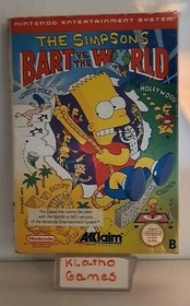 Nintendo NES Spiel - The Simpsons: Bart vs. The World (mit OVP)(PAL)  C4227