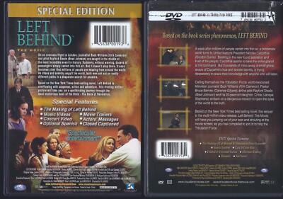 Left Behind The Movie & Left Behind II Tribulation Force DVD Lot