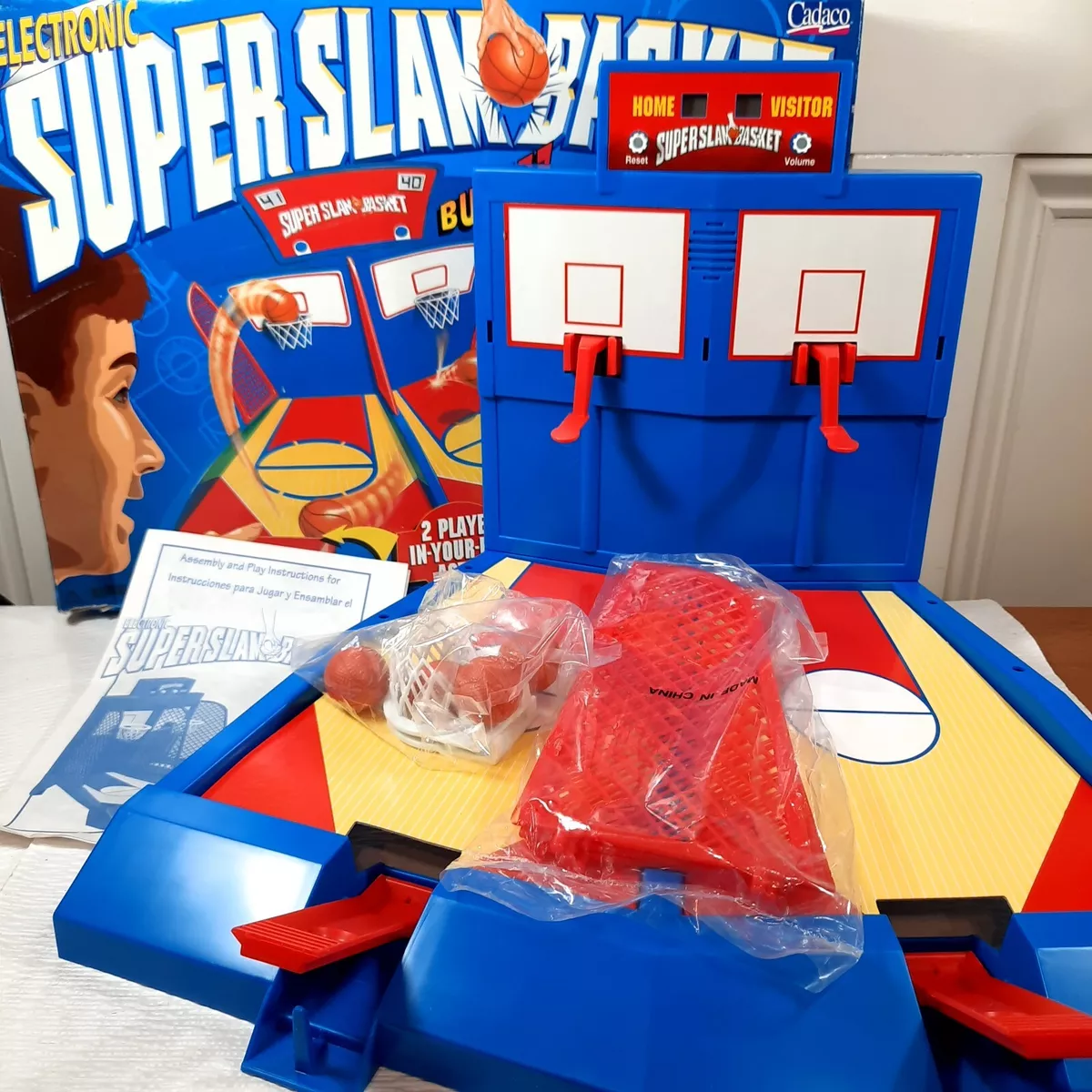 Vintage Cadaco Electronic Super Slam Basket Basketball tabletop