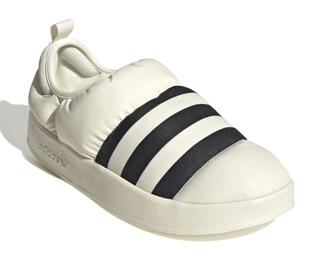 NEW ADIDAS ORIGINALS MEN'S ADILETTE PUFFYLETTE TREFOIL SLIDES
