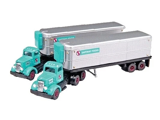 Remolques de Diecast metal blanco