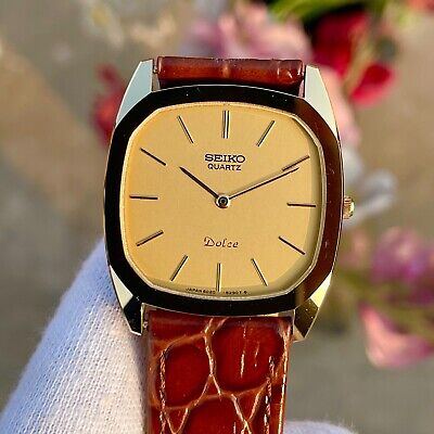 Vintage Seiko Dolce Tungsten Carbide GHA Quartz Men's Watch Vintage Seiko Dolce Tungsten Carbide GHA Quartz Men's Watch