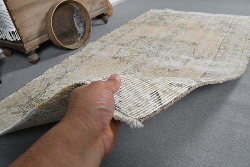 3.9x6.8 ft Area Rug, Vintage Rug, Luxury Rug, Turkish Rug, Handwoven Rugs - Picture 5 of 10