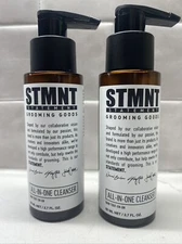 2x STMNT STATEMENT Grooming Goods All In One Cleanser 2.7oz/80ml EXP 9/24 SEALED
