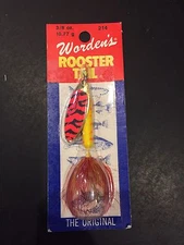 Worden's Rooster Tail 214 3/8oz YRT