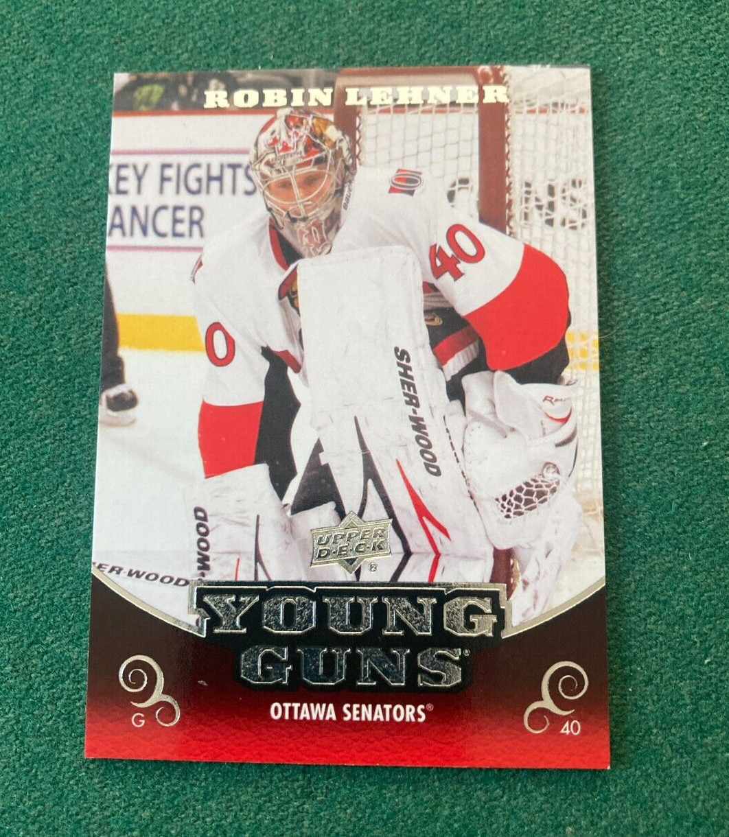 2010-11 Upper Deck - Young Guns #486 Robin Lehner (RC)