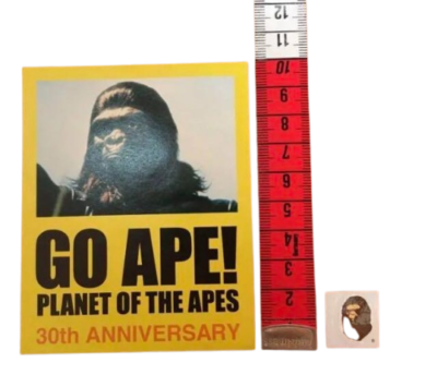Planet of the apes vintage A Bathing Ape Sticker Set GO APE BAPE