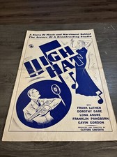 1937 High Hat Pressbook Cover Page (A)