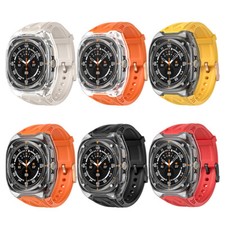 For Samsung Galaxy Watch Ultra 47MM Band Shockproof Strap TPU  PC Bumper Case