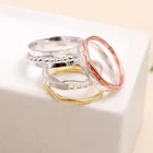 Solid 925 Rings Handmade Thin Ring 8 Pc Set Healing Ring Copper Gold Silver Ring
