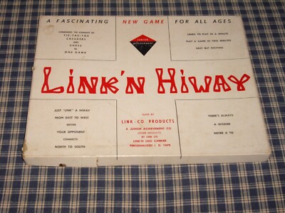 Vintage Link'n Hiway Game by Link-Co Products A Junior Achievement Co. Complete