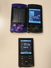 Lot 3 Sony Walkmans NWZ-E443/NWZ-S544 AS IS FOR PARTS OR NOT WORKING READ