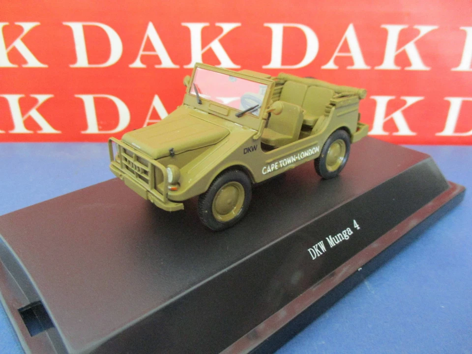 Die cast 1/43 Modellino Auto DKW Munga 4 Cape Town - London aperta by Starline - Immagine 2 di 4