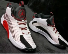 Nike Air Jordan Jumpman 2021 White Black University Red CQ4021-100 Men's SHOES