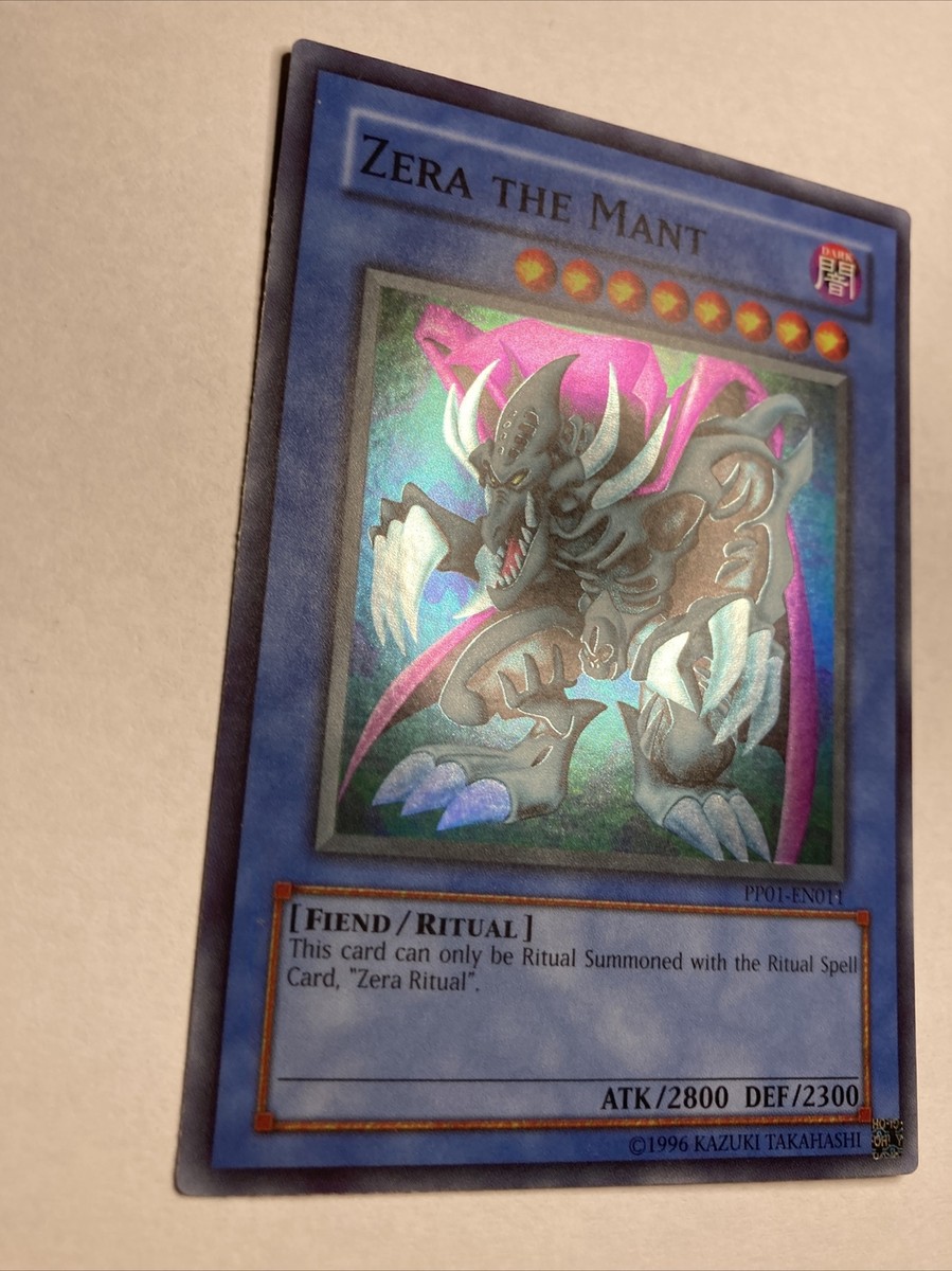 遊戯王 英語版 ゼラ / Zera The Mant シークレットレア Yugioh! Zera The Mant Premium Pack Secret Rare Misprint
