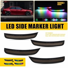 RGB LED Fender Side Marker Reflectors Lights For Chrysler 300 300S 300C 2015-23