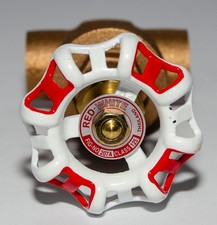 TOYO Red White 3/4-inch Sweat Brass Gate Valve 200WOG (100-704)