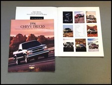 1996 Chevrolet Silverado Ck Tahoe Truck 22-page Car Sales Brochure Catalog