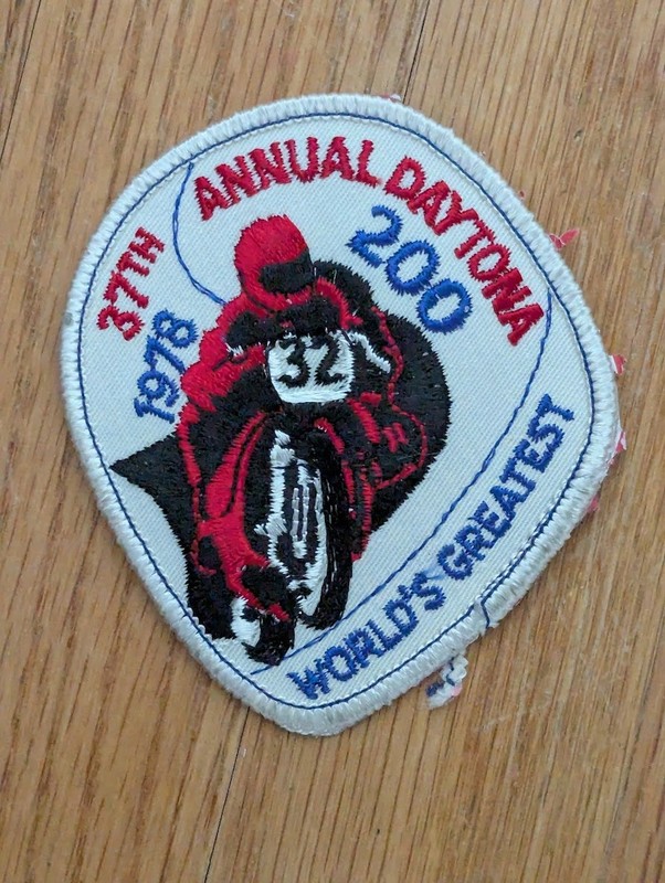 1978 Daytona 200 Embroidered Patch Motorcycle Racing
