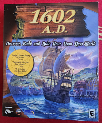 1602 AD (1998) PC Big Box Game NEW FACTORY SEALED US Retail Store Edition