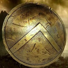 300 Medieval 18 Gauge Metal Replica Great Leonidas Spartan Shield King Leonidas