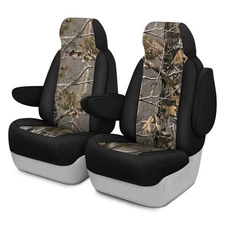 Saddleman 328574-21 Realtree Camo 2nd Row AP w Black Custom Seat Covers