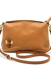 Massimo Dutti Tan Leather Bag