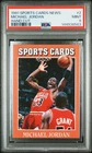 144938563 Michael Jordan 1991 Sports Cards News #2 PSA 9
