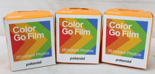 3 Polaroid Color Go Instant Film 16 Photos Go Plus Cameras Exp. 06/25 ZZ