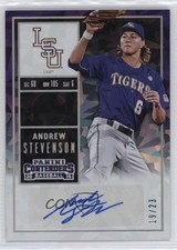 2015 Contenders College Ticket Cracked Ice 19/23 Andrew Stevenson #30 Auto 0s3