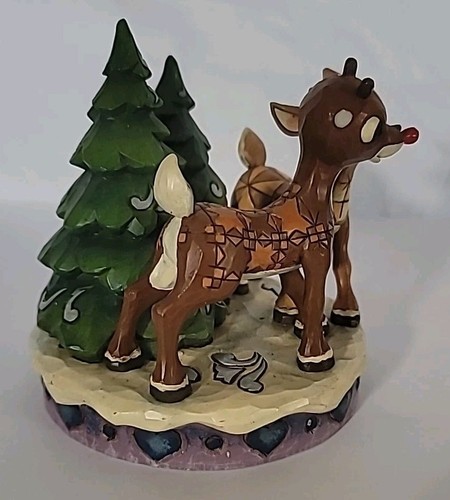 Jim Shore Rudolph The Red-Nosed Reindeer & Clarice & Christmas Tree 4017298 2010 - Picture 8 of 14