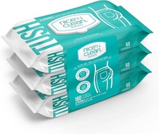 Nice N Clean Adult Flushable Wipes (3 x 60 Co...