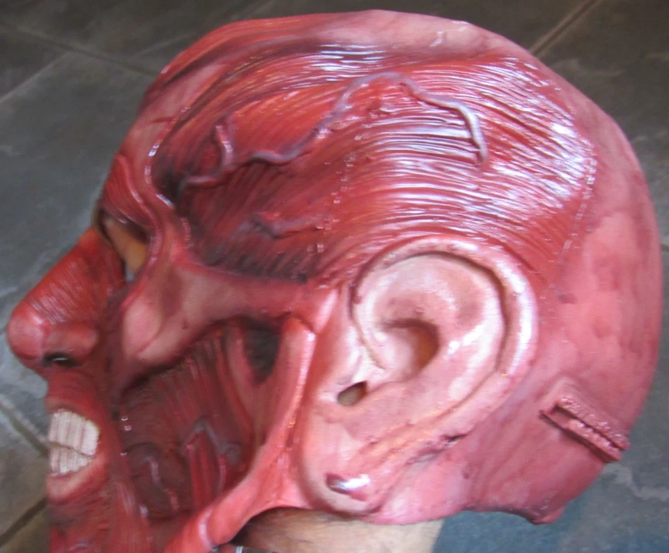 Skinner Mask Skinned Face Scary Monster Halloween Adult Costume Rubies 2006 - Image 2 of 4